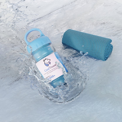 Original CoolTowel™ Bottle Blue