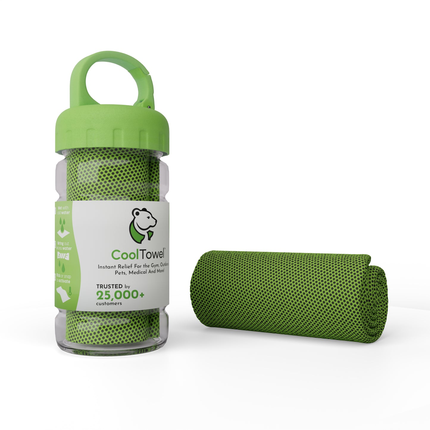 Original CoolTowel™ Bottle Green