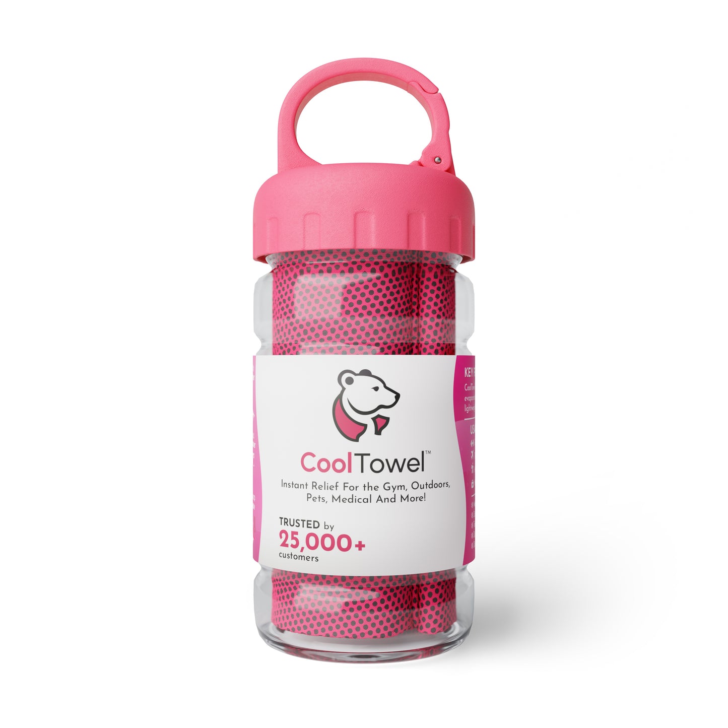 Original CoolTowel™ Bottle Pink